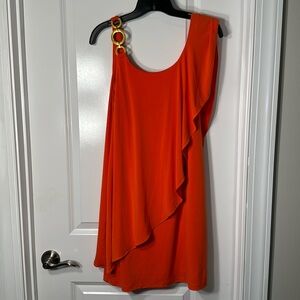 THALIA SODI orange dress. Size medium.